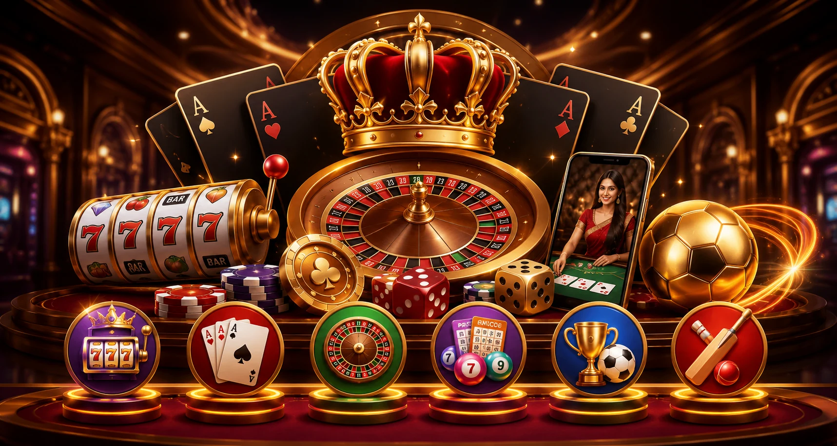 King567 game categories in India: live casino, slots, poker, blackjack, roulette
